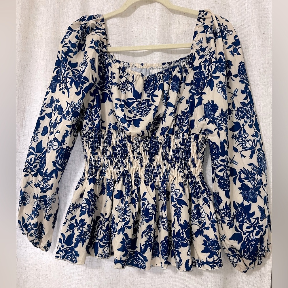 SHEIN square neck top.